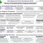 Fund Overview of Services & Programs